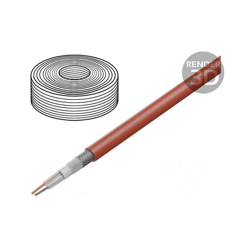Cablu microfon roșu OFC 2x0,35mm2 PVC | Electronic-mag.ro | Componente Electronice