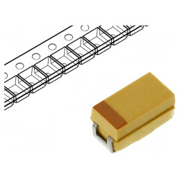 Condensator Tantal SMD 100uF 20V 10% Low ESR