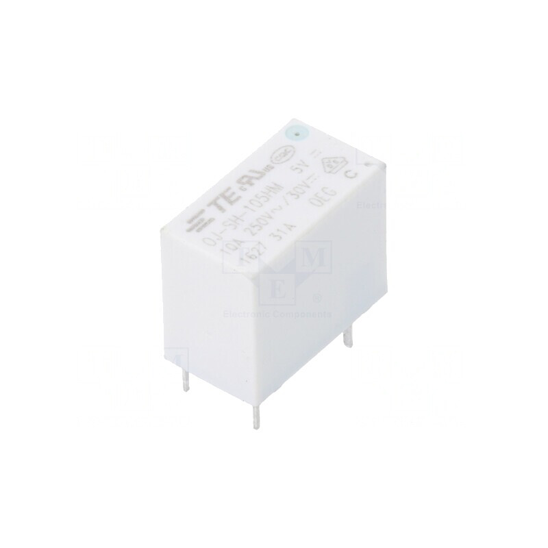 Releu Electromagnetic SPST-NO 5VDC 10A 250VAC | Electronic-mag.ro | Componente Electronice