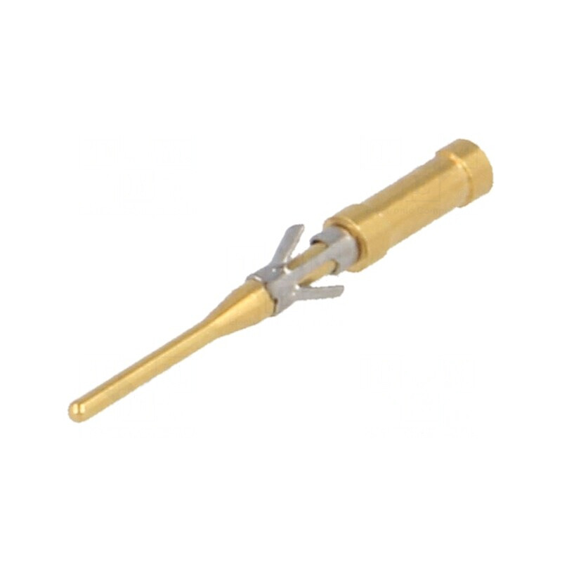 Pin tată alamă aurit pentru lipire 26AWG-22AWG | Electronic-mag.ro | Componente Electronice