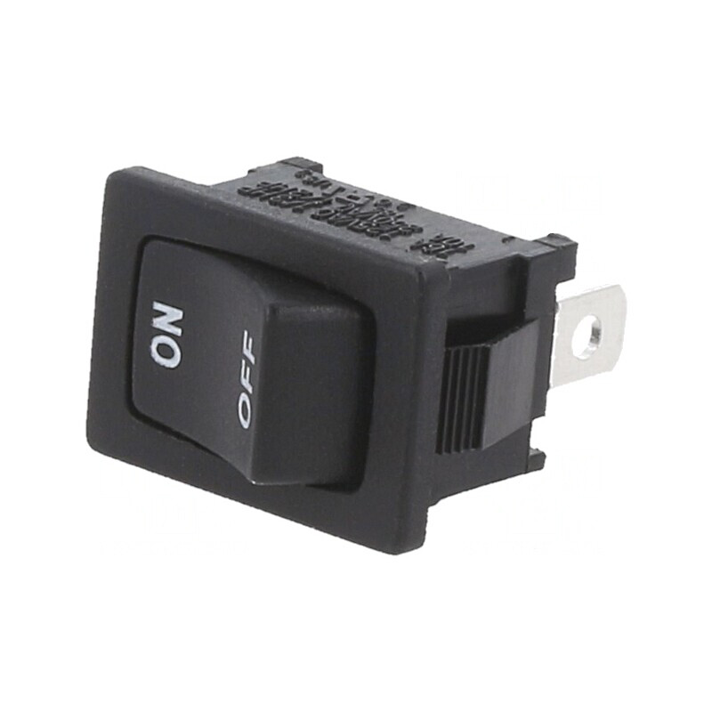 Comutator Rocker ON-OFF 10A 24VDC Negru | Electronic-mag.ro | Componente Electronice