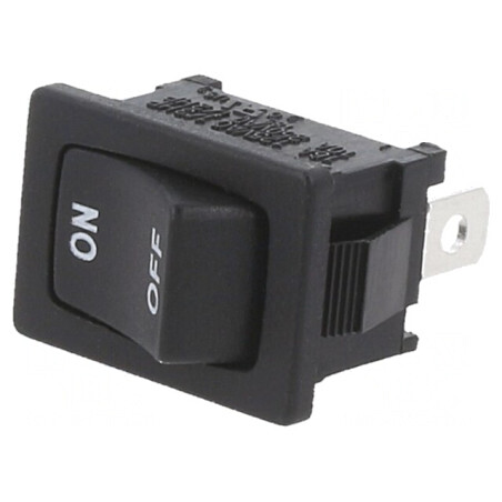 Comutator Rocker ON-OFF 10A 24VDC Negru | Electronic-mag.ro | Componente Electronice