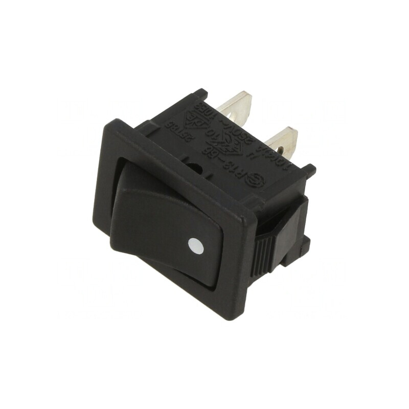 Întrerupător Rocker SPST ON-OFF 10A/24VDC Negru | Electronic-mag.ro | Componente Electronice