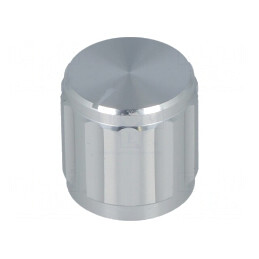 Buton Rotativ Aluminiu cu Indicator 6,35mm 15x15mm | Electronic-mag.ro | Componente Electronice