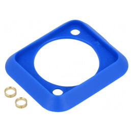 Garnitură Soclu Albastră Standard XLR 19x24mm | Electronic-mag.ro | Componente Electronice