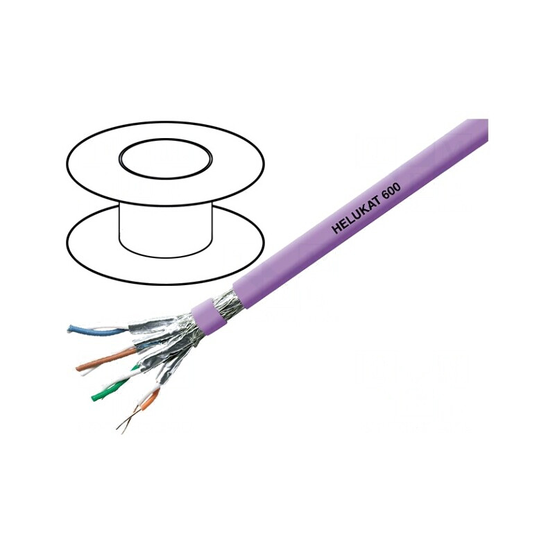Cablu de Rețea S/FTP 4x2x23AWG Cat7e FRNC Violet | Electronic-mag.ro | Componente Electronice Cablu de Rețea S/FTP 4x2x23AWG Cat7e FRNC Violet | Electronic-mag.ro | Componente Electronice