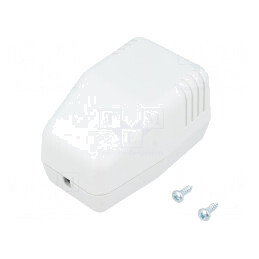 Carcasă Alimentator ABS Gri 40x66x40mm Cu Şuruburi x2 | Electronic-mag.ro | Componente Electronice