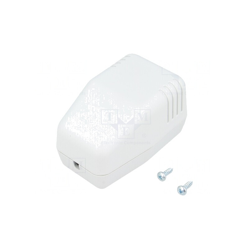 Carcasă Alimentator ABS Gri 40x66x40mm Cu Şuruburi x2 | Electronic-mag.ro | Componente Electronice