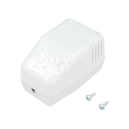 Carcasă Alimentator ABS Gri 40x66x40mm Cu Şuruburi x2 | Electronic-mag.ro | Componente Electronice