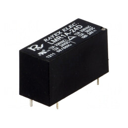 Releu Electromagnetic SPST-NO 24VDC 12A | Electronic-mag.ro | Componente Electronice