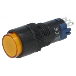 Comutator apăsare SPDT 0.5A 250VAC IP40 | Electronic-mag.ro | Componente Electronice