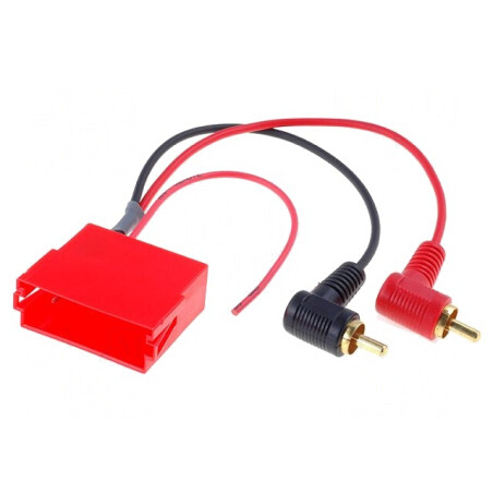 Adaptor ISO mini soclu RCA x2 | Electronic-mag.ro | Componente Electronice