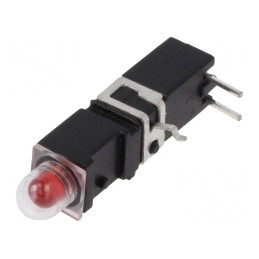 LED Roșu 3.9mm 2mA 60° | Electronic-mag.ro | Componente Electronice
