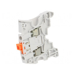 Terminal de Îmbinare pentru Șine 0,2-4mm² 2 Borne Gri 5,2mm | Electronic-mag.ro | Componente Electronice