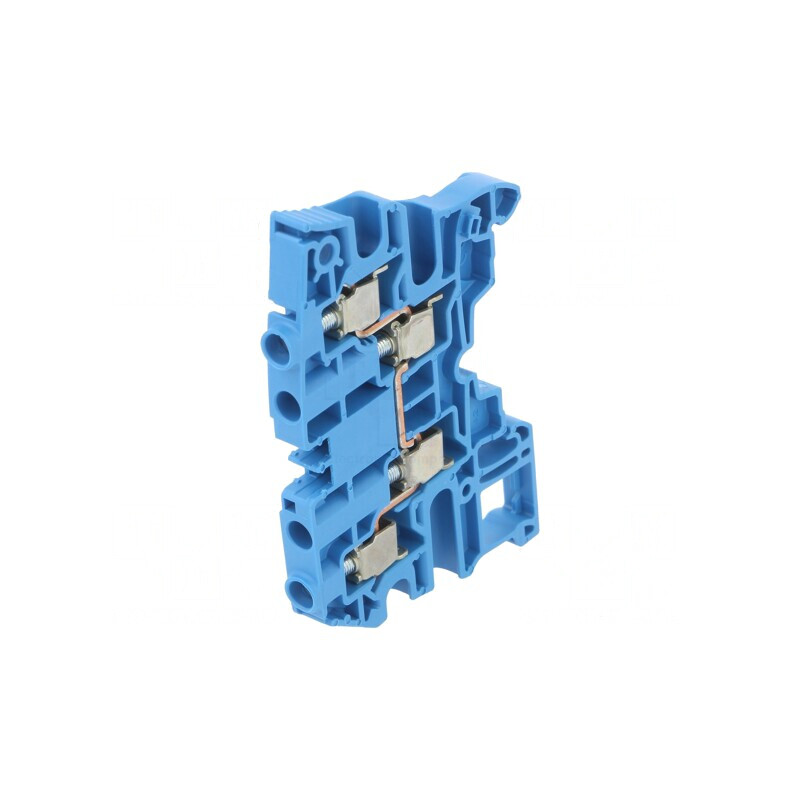 Terminal Îmbinare Șine 0,2-6mm2 4 Borne Albastru SNK | Electronic-mag.ro | Componente Electronice