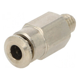 Racord Push-in 0-30bar Alamă Nichelată M6 | Electronic-mag.ro | Componente Electronice