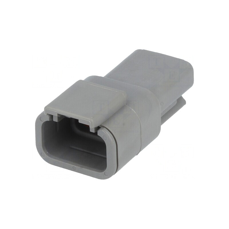 Conector DTM 3 pini IP68 Gri | Electronic-mag.ro | Componente Electronice