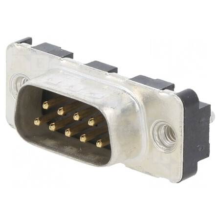 Conector D-Sub 9 PIN Soclu Tată Montare Panou 5A | Electronic-mag.ro | Componente Electronice