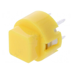 Comutator Tastatură Galben SPST-NO 0.01A 32VDC THT | Electronic-mag.ro | Componente Electronice