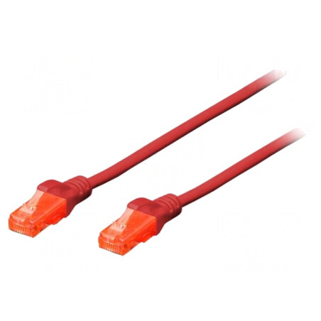Cablu Patch UTP Cat5e 7m Roșu | Electronic-mag.ro | Componente Electronice
