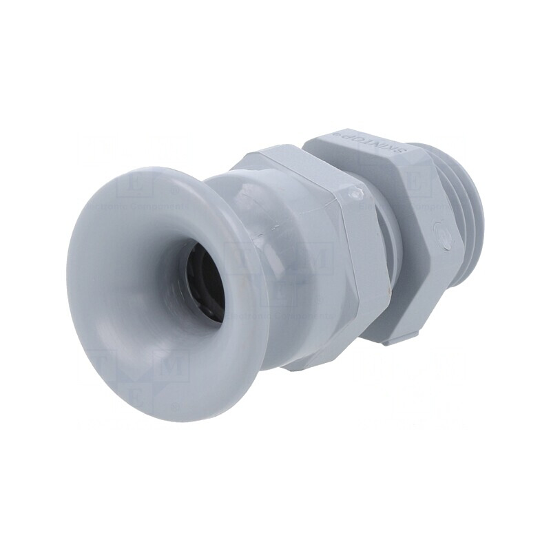 Garnitură Etanşare PG9 IP68 Poliamidă Gri Întunecat | Electronic-mag.ro | Componente Electronice