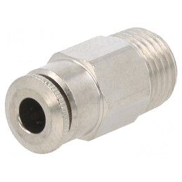 Racord Push-In Simplu Alamă Nichelată M10x1 30bar | Electronic-mag.ro | Componente Electronice