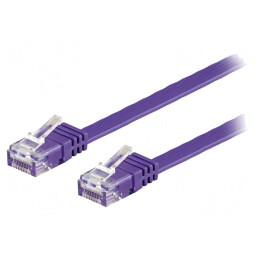 Patch Cord UTP Cat6 PVC Violet 2m | Electronic-mag.ro | Componente Electronice