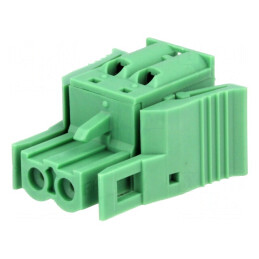 Regletă Conexiuni Deconectabilă 5,08mm 2 Piste | Electronic-mag.ro | Componente Electronice