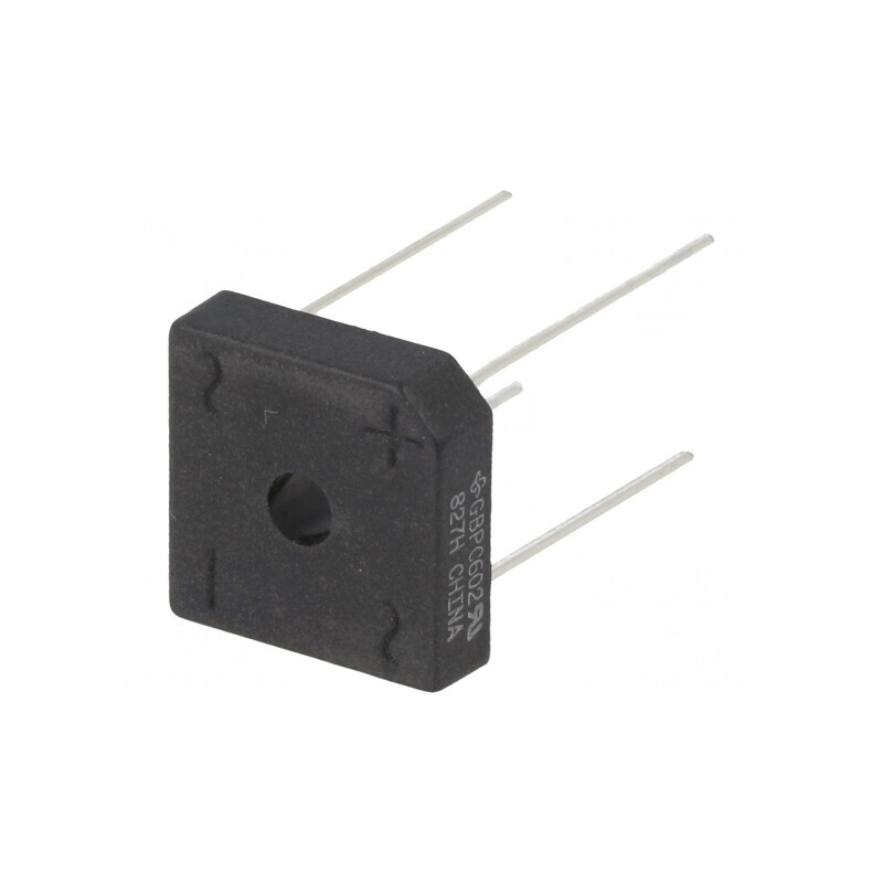 Punte Redresoare Monofazată 200V 6A 175A GBPC | Electronic-mag.ro | Componente Electronice