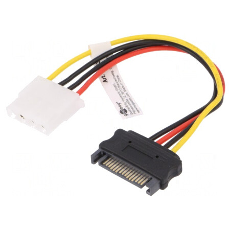 Cablu de Alimentare SATA Molex 0.17m | Electronic-mag.ro | Componente Electronice