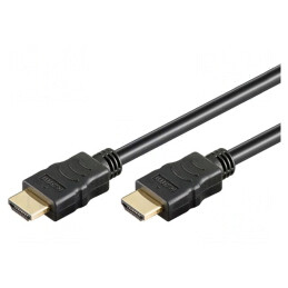 Cablu HDMI 1.4 Negru 0.5m | Electronic-mag.ro | Componente Electronice