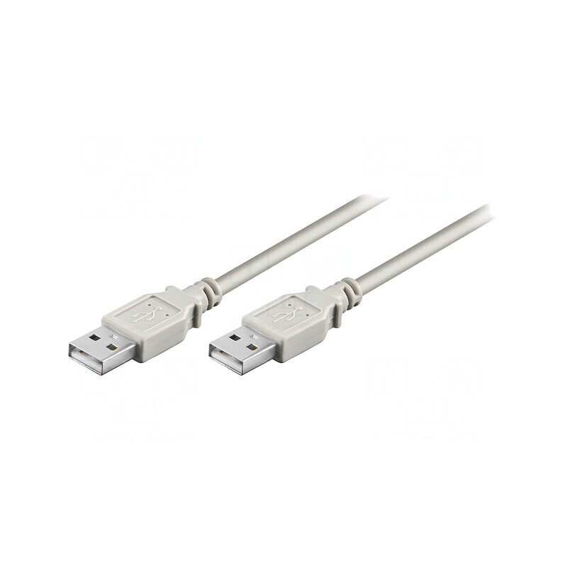 Cablu USB 2.0 A-A 3m Gri 480Mbps | Electronic-mag.ro | Componente Electronice Cablu USB 2.0 A-A 3m Gri 480Mbps | Electronic-mag.ro | Componente Electronice