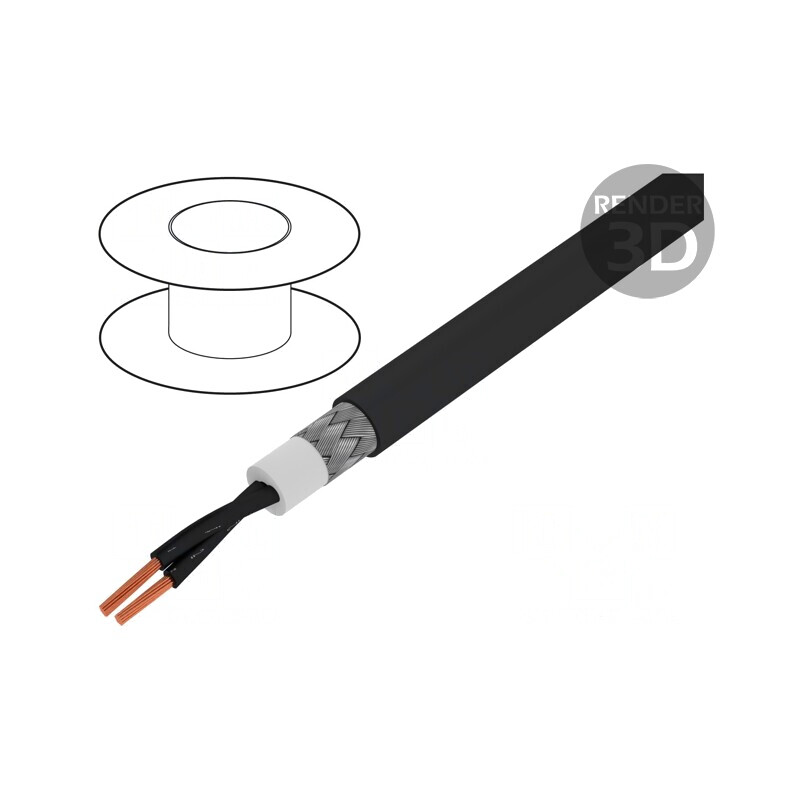 Cablu ecranat BiT 1000 CY FR 2x1mm2 | Electronic-mag.ro | Componente Electronice Cablu ecranat BiT 1000 CY FR 2x1mm2 | Electronic-mag.ro | Componente Electronice
