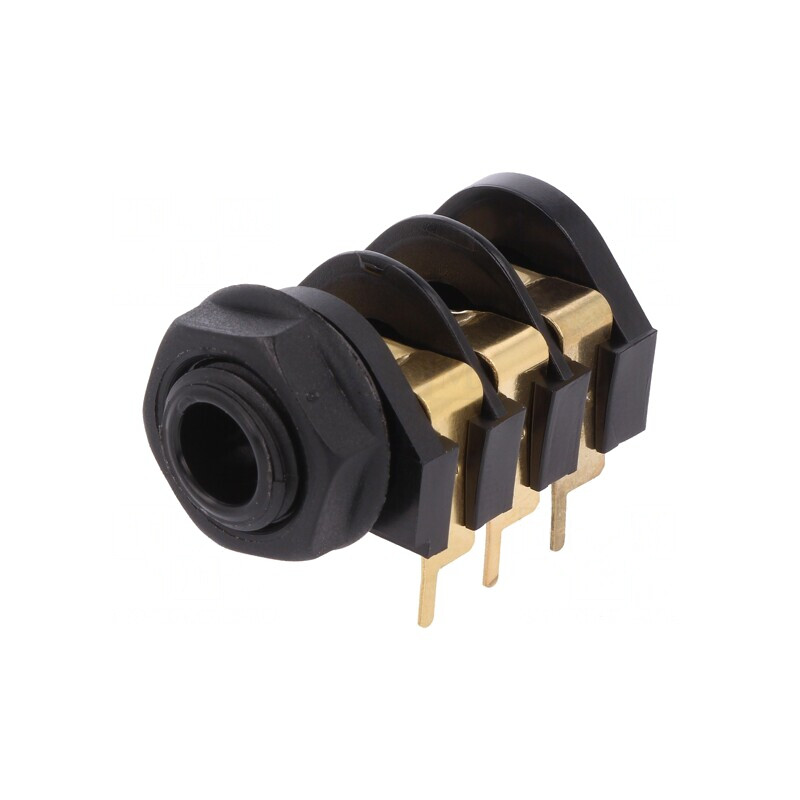 Soclu Jack 6,3mm Mamă Stereo cu Întrerupător Triplu | Electronic-mag.ro | Componente Electronice