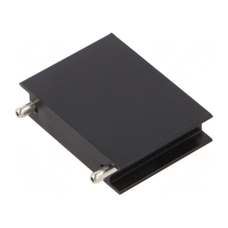 Radiator Extrudat Plat Negru pentru SOT93, TO218, TO220, TO247, TOP3 | Electronic-mag.ro | Componente Electronice
