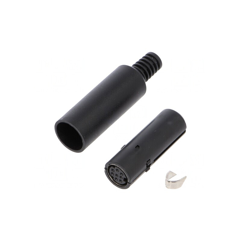 Mufă DIN 8-pin Mini Mamă cu Manson pentru Lipire pe Cablu Drept | Electronic-mag.ro | Componente Electronice Mufă DIN 8-pin Mini Mamă cu Manson pentru Lipire pe Cablu Drept | Electronic-mag.ro | Componente Electronice
