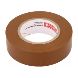 Bandă Electroizolantă Maro 19mm x 20m | Electronic-mag.ro | Componente Electronice
