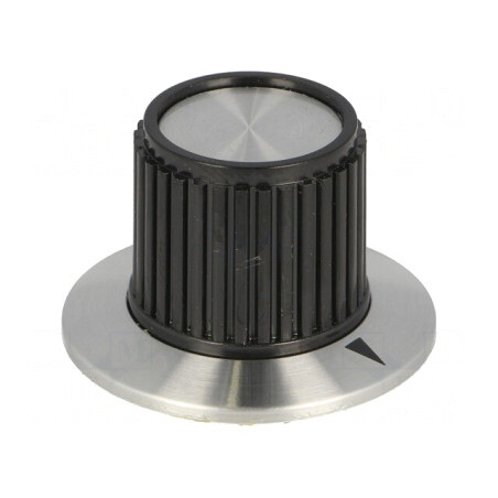Buton rotativ plastic cu flanșă 6.35mm | Electronic-mag.ro | Componente Electronice