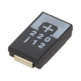 Condensator Tantal-Polimer 220uF 6.3V SMD | Electronic-mag.ro | Componente Electronice