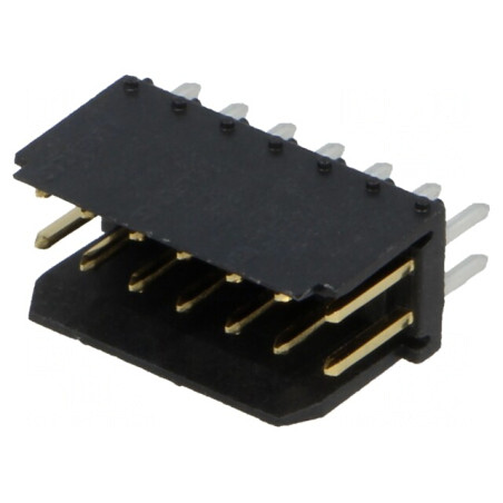 Soclu cablu-placă 2,54mm 14 PIN THT aurit | Electronic-mag.ro | Componente Electronice
