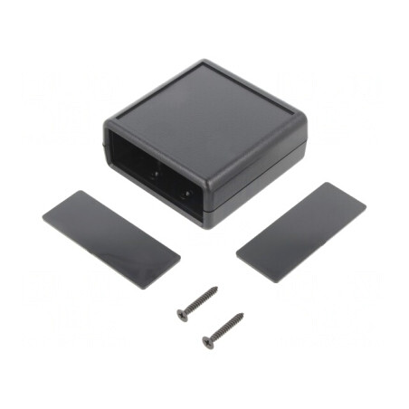 Carcasă ABS Neagră 66,5x66,5x28 mm | Electronic-mag.ro | Componente Electronice