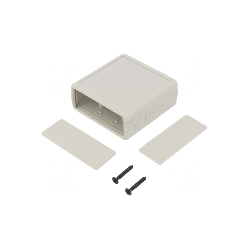 Carcasă ABS Gri Deschis 66.5x66.5x28mm | Electronic-mag.ro | Componente Electronice