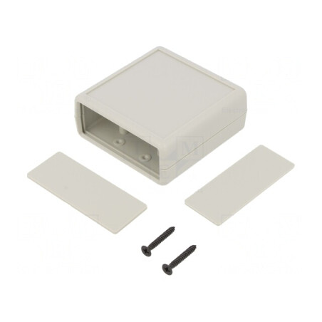 Carcasă ABS Gri Deschis 66.5x66.5x28mm | Electronic-mag.ro | Componente Electronice