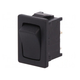 Întrerupător Balansier ON-OFF 12A 250VAC Negru IP40 | Electronic-mag.ro | Componente Electronice
