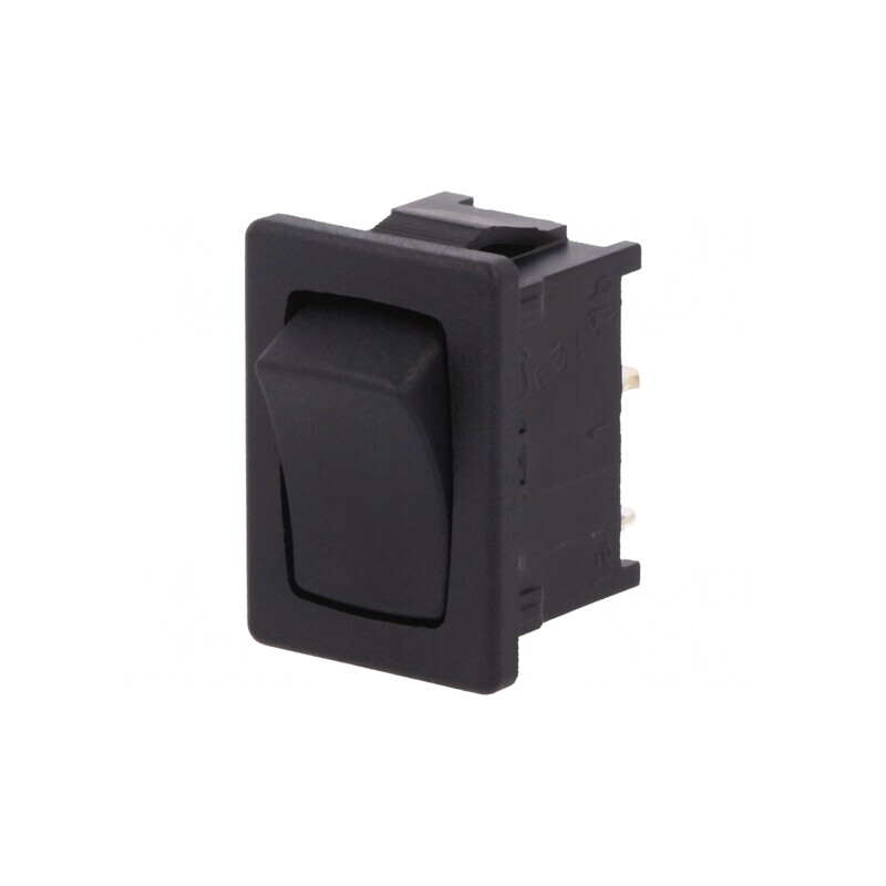 Întrerupător Balansier ON-OFF 12A 250VAC Negru IP40 | Electronic-mag.ro | Componente Electronice