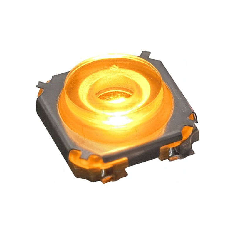 Microîntrerupător TACT SPST-NO 0,05A 28VDC SMT LED | Electronic-mag.ro | Componente Electronice