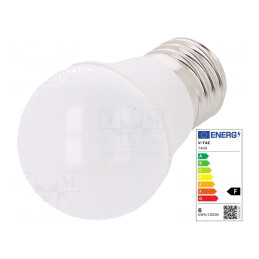 Lampa LED Alb Rece E27 5.5W 6400K | Electronic-mag.ro | Componente Electronice