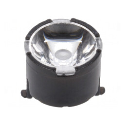 Lentilă LED Rotundă Transparentă PMMA 13-16° | Electronic-mag.ro | Componente Electronice