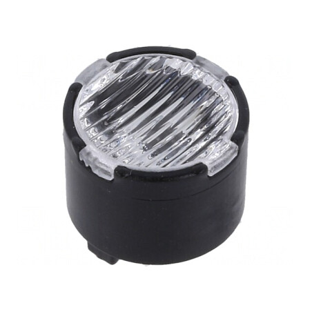 Lentilă LED transparentă rotundă PMMA 22-49° | Electronic-mag.ro | Componente Electronice