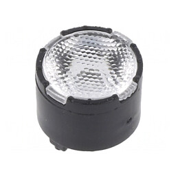 Lentilă LED Rotundă PMMA Transparentă 63° 7mm